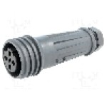 Conector circular, mama, 4 pini, BULGIN - EXP-0921/04/S Conector circular, mama, 4 pini, BULGIN - EXP-0921/04/S