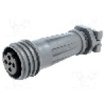 Conector circular, mama, 4 pini, BULGIN - EXP-A921/04/S Conector circular, mama, 4 pini, BULGIN - EXP-A921/04/S