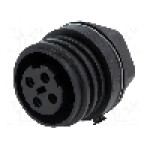 Conector circular, mama, 4 pini, BULGIN - PX0931/04/S