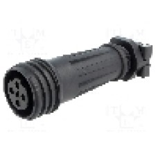 Conector circular, mama, 4 pini, BULGIN - PXA921/04/S