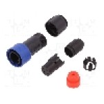 Conector circular, mama, 4 pini, BULGIN - PXP4010/04S/4550