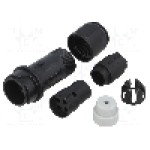 Conector circular, mama, 4 pini, BULGIN - PXP4011/04S/3035