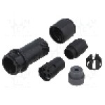 Conector circular, mama, 4 pini, BULGIN - PXP4011/04S/3540