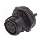 Conector circular, mama, 4 pini, BULGIN - PXP4013/04S