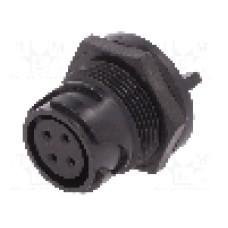 Conector circular, mama, 4 pini, BULGIN - PXP4013/04S