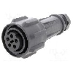 Conector circular, mama, 5 pini, BULGIN - EXP-0911/05/S Conector circular, mama, 5 pini, BULGIN - EXP-0911/05/S