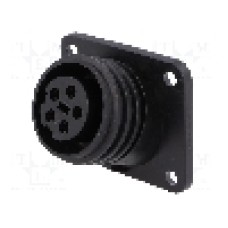 Conector circular, mama, 5 pini, BULGIN - PX0941/05/S