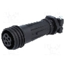 Conector circular, mama, 5 pini, BULGIN - PXA921/05/S