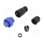 Conector circular, mama, 6 pini, BULGIN - PX0410/06S/6570