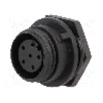 Conector circular, mama, 6 pini, BULGIN - PX0412/06S
