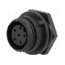 Conector circular, mama, 6 pini, BULGIN - PX0412/06S