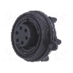 Conector circular, mama, 6 pini, BULGIN - PX0738/S