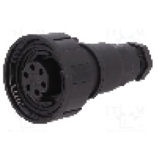 Conector circular, mama, 6 pini, BULGIN - PX0739/S