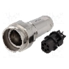 Conector circular, mama, 6 pini, BULGIN - PXM7011/06S/ST/0709/SN