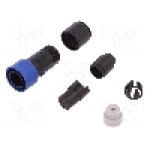 Conector circular, mama, 6 pini, BULGIN - PXP4010/06S/3035