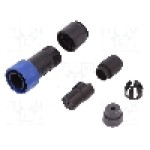 Conector circular, mama, 6 pini, BULGIN - PXP4010/06S/3540