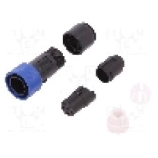 Conector circular, mama, 6 pini, BULGIN - PXP4010/06S/6065