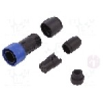 Conector circular, mama, 6 pini, BULGIN - PXP4010/06S/6570