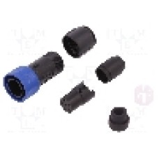 Conector circular, mama, 6 pini, BULGIN - PXP4010/06S/6570