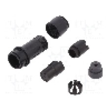 Conector circular, mama, 6 pini, BULGIN - PXP4011/06S/3540