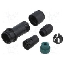 Conector circular, mama, 6 pini, BULGIN - PXP4011/06S/4045