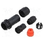 Conector circular, mama, 6 pini, BULGIN - PXP4011/06S/4550