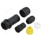 Conector circular, mama, 6 pini, BULGIN - PXP4011/06S/5055