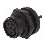Conector circular, mama, 6 pini, BULGIN - PXP4013/06S
