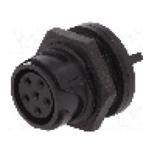 Conector circular, mama, 6 pini, BULGIN - PXP4013/06S