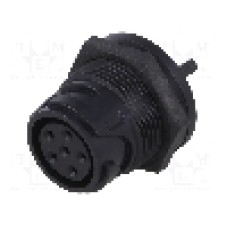 Conector circular, mama, 6 pini, BULGIN - PXP4013/06S/PC