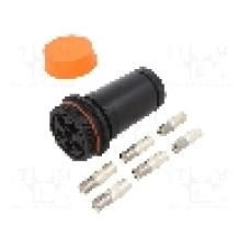 Conector circular, mama, 6 pini, BULGIN - PXP9051/06/S/1