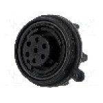 Conector circular, mama, 7 pini, BULGIN - PX0744/S