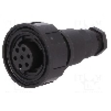 Conector circular, mama, 7 pini, BULGIN - PX0745/S