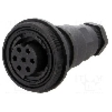 Conector circular, mama, 7 pini, BULGIN - PX0746/S