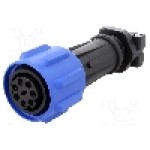 Conector circular, mama, 7 pini, BULGIN - PXA911/07/S Conector circular, mama, 7 pini, BULGIN - PXA911/07/S