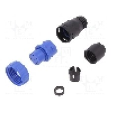 Conector circular, mama, 8 pini, BULGIN - PX0410/08S/6570