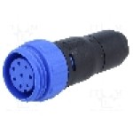 Conector circular, mama, 8 pini, BULGIN - PX0411/08S/6065