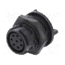 Conector circular, mama, 8 pini, BULGIN - PXP4013/08S