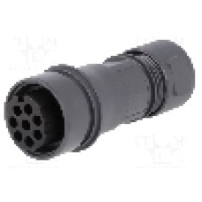 Conector circular, mama, 8 pini, BULGIN - PXP6011/08S/CR/0709