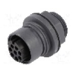 Conector circular, mama, 8 pini, BULGIN - PXP6012/08S/CR