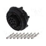 Conector circular, mama, 9 pini, BULGIN - PX0727/S