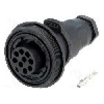 Conector circular, mama, 9 pini, BULGIN - PX0729/S