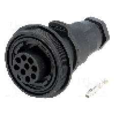 Conector circular, mama, 9 pini, BULGIN - PX0729/S