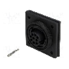 Conector circular, mama, 9 pini, BULGIN - PX0769/S