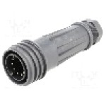 Conector circular, tata, 10 pini, BULGIN - EXP-0921/10/P