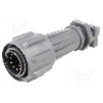 Conector circular, tata, 10 pini, BULGIN - EXP-A911/10/P Conector circular, tata, 10 pini, BULGIN - EXP-A911/10/P
