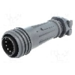 Conector circular, tata, 10 pini, BULGIN - EXP-A921/10/P