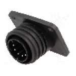 Conector circular, tata, 10 pini, BULGIN - PX0941/10/P Conector circular, tata, 10 pini, BULGIN - PX0941/10/P