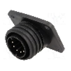 Conector circular, tata, 10 pini, BULGIN - PX0941/10/P