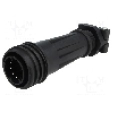 Conector circular, tata, 10 pini, BULGIN - PXA921/10/P